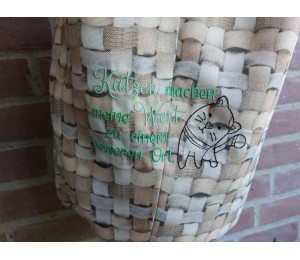 Stickserie - Sprüche Katze Vol. 2